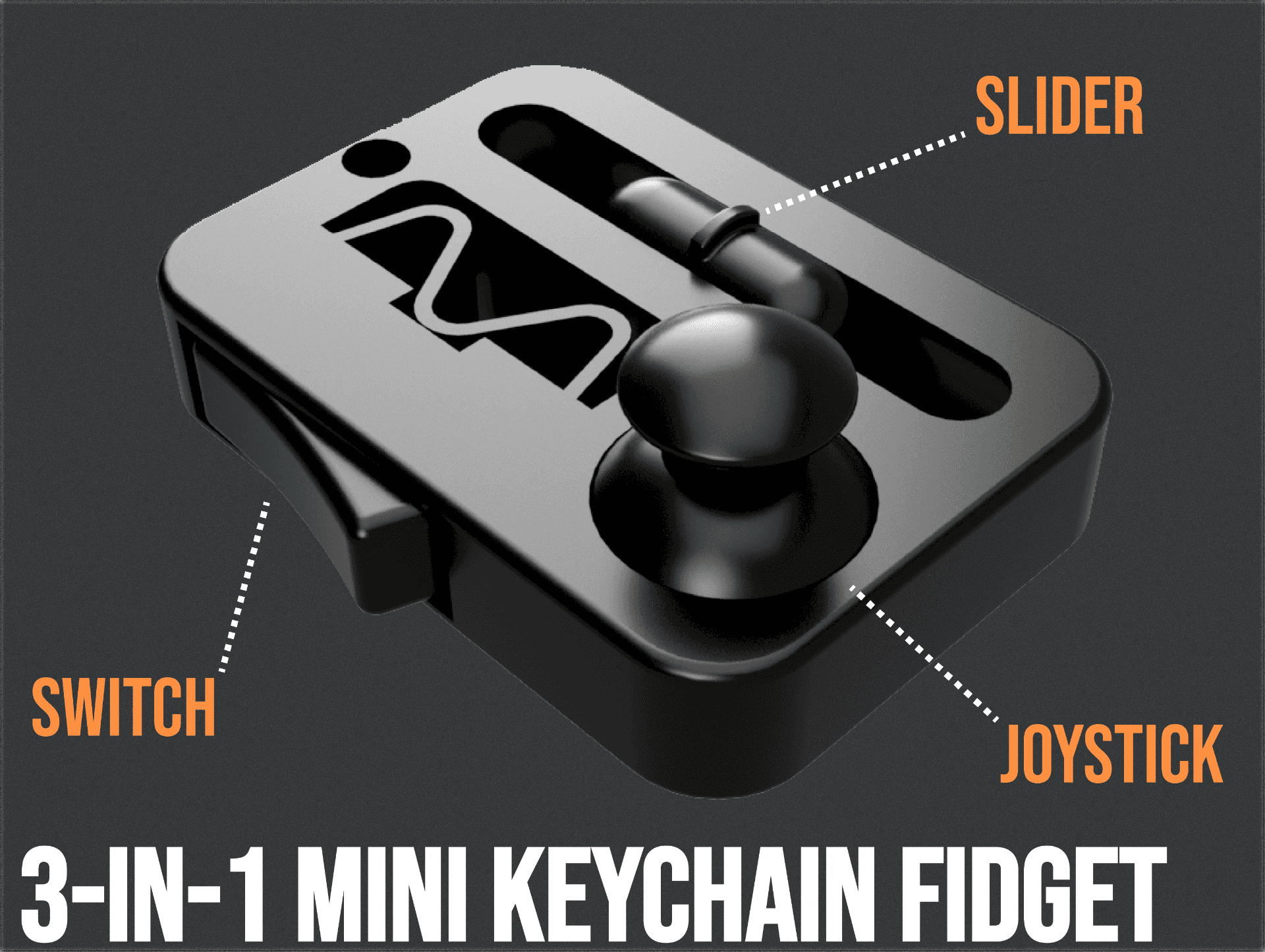 Mini Fidget Keychain
